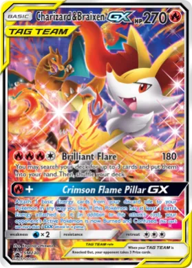 Charizard & Braixen-GX (PR-SM SM230) SM Black Star Promos