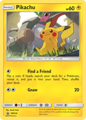 Pikachu (PR-SM SM234) SM Black Star Promos