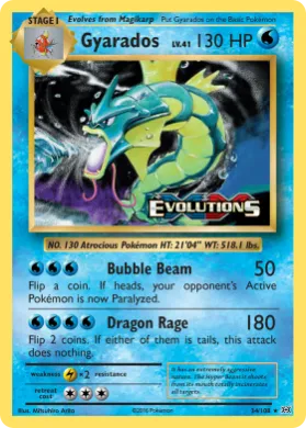 Gyarados (EVO 34) Evolutions