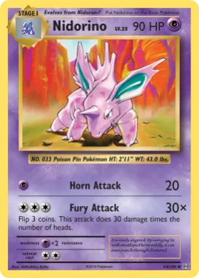 Nidorino (EVO 44) Evolutions