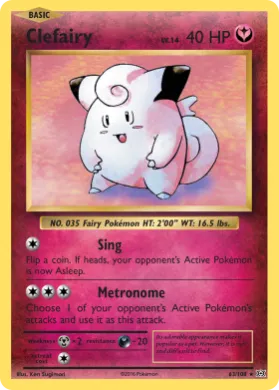 Clefairy (EVO 63) Evolutions