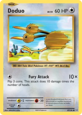 Doduo (EVO 69) Evolutions