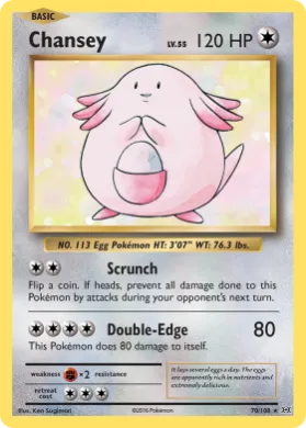 Chansey (EVO 70) Evolutions