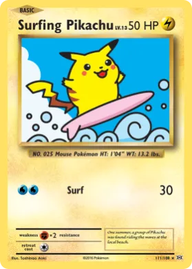 Surfing Pikachu (EVO 111) Evolutions