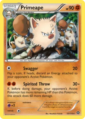 Primeape (STS 53) Steam Siege