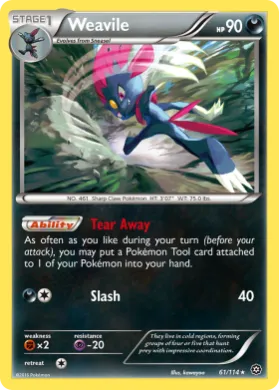 Weavile (STS 61) Steam Siege