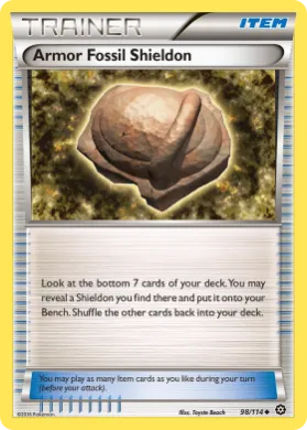 Armor Fossil Shieldon (STS 98) Steam Siege