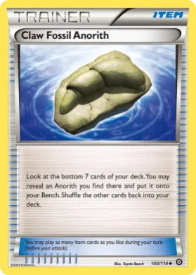 Claw Fossil Anorith (STS 100) Steam Siege