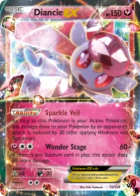 Diancie-EX (FCO 72) Fates Collide