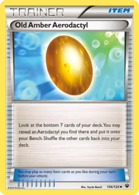 Old Amber Aerodactyl (FCO 106) Fates Collide