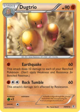 Dugtrio (GEN 39) Generations