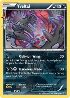Yveltal (GEN RC16) Generations