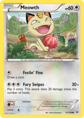 Meowth (ROS 67) Roaring Skies
