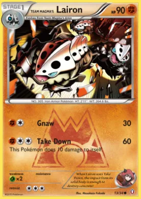 Team Magma's Lairon (DCR 13) Double Crisis