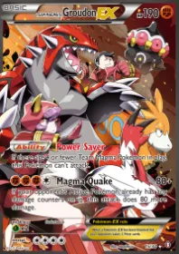 Team Magma's Groudon-EX (DCR 15) Double Crisis