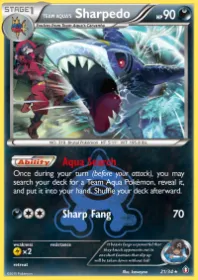 Team Aqua's Sharpedo (DCR 21) Double Crisis