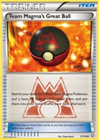 Team Magma's Great Ball (DCR 31) Double Crisis