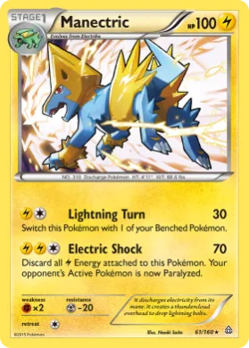 Manectric (PRC 61) Primal Clash