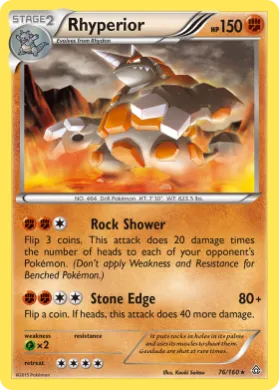 Rhyperior (PRC 76) Primal Clash