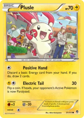 Plusle (FFI 31) Furious Fists