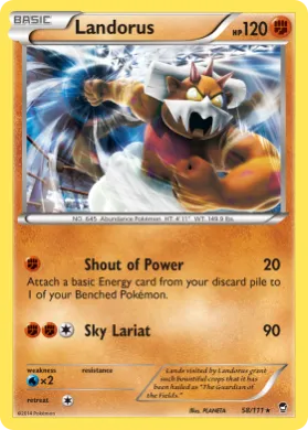 Landorus (FFI 58) Furious Fists