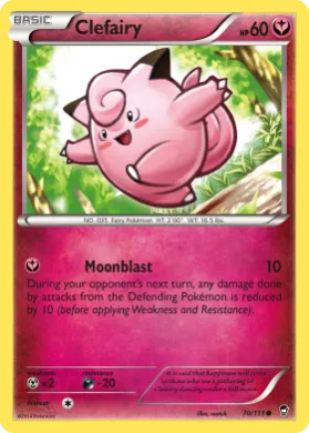 Clefairy (FFI 70) Furious Fists