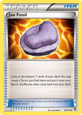 Jaw Fossil (FFI 94) Furious Fists