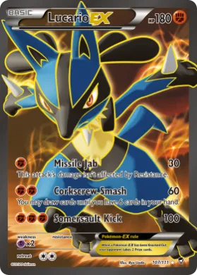 Lucario-EX (FFI 107) Furious Fists