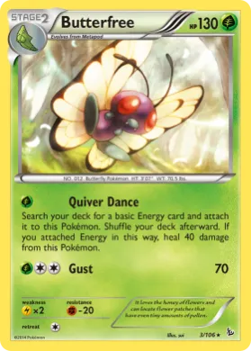 Butterfree (FLF 3) Flashfire