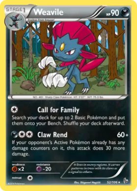 Weavile (FLF 52) Flashfire