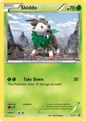 Skiddo (PR-XY XY11) XY Black Star Promos