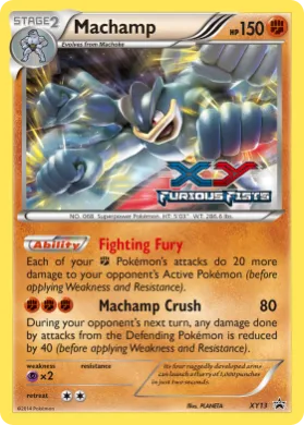 Machamp (PR-XY XY13) XY Black Star Promos