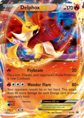 Delphox-EX (PR-XY XY19) XY Black Star Promos