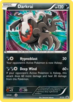 Darkrai (PR-XY XY22) XY Black Star Promos