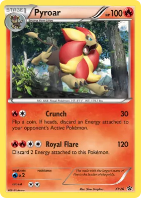 Pyroar (PR-XY XY26) XY Black Star Promos