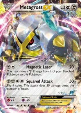 Metagross-EX (PR-XY XY34) XY Black Star Promos