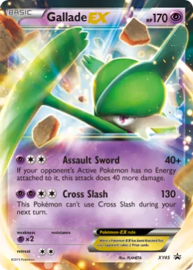 Gallade-EX (PR-XY XY45) XY Black Star Promos
