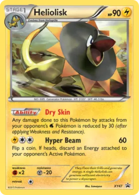 Heliolisk (PR-XY XY47) XY Black Star Promos