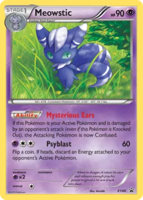 Meowstic (PR-XY XY48) XY Black Star Promos