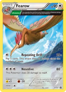 Fearow (PR-XY XY57) XY Black Star Promos