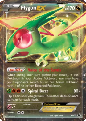 Flygon-EX (PR-XY XY61) XY Black Star Promos