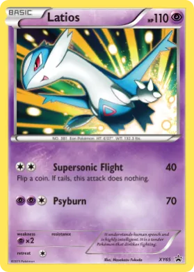 Latios (PR-XY XY65) XY Black Star Promos