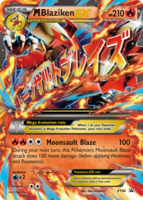 M Blaziken-EX (PR-XY XY86) XY Black Star Promos