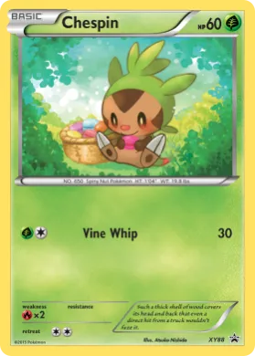 Chespin (PR-XY XY88) XY Black Star Promos