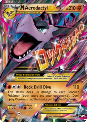 M Aerodactyl-EX (PR-XY XY98) XY Black Star Promos