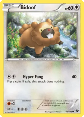 Bidoof (XY 106) XY