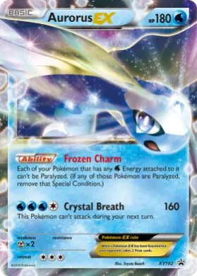 Aurorus-EX (PR-XY XY102) XY Black Star Promos
