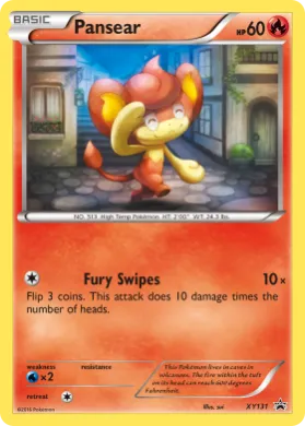 Pansear (PR-XY XY131) XY Black Star Promos