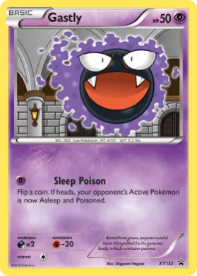 Gastly (PR-XY XY132) XY Black Star Promos