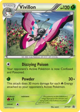Vivillon (PR-XY XY137) XY Black Star Promos